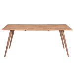 Miliboo table  manger rectangulaire en bois massif l175 cm savana