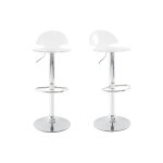 Miliboo tabourets de bar design plexiglas transparent (lot de 2) orion Miliboo tabourets de bar design plexiglas transparent (lot de 2) orion