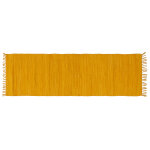 Miliboo tapis de couloir jaune cumin 60 x 200 cm aubagne