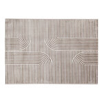 Miliboo tapis graphique rectangulaire taupe 160 x 230 cm magnus