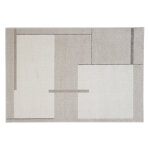Miliboo tapis rectangulaire beige  motifs 150 x 220 cm irene