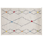 Miliboo tapis rectangulaire � motifs losanges 200 x 300 cm lio