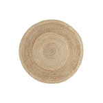 Miliboo tapis rond en jute naturelle d120 cm mata