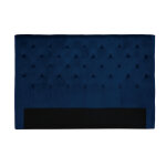 Miliboo tête de lit capitonnée en tissu velours bleu nuit l160 cm enguerrand Miliboo tête de lit capitonnée en tissu velours bleu nuit l160 cm enguerrand