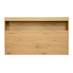 Miliboo t�te de lit avec rangements finition bois ch�ne l170 cm selene
