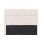 Miliboo tête de lit en tissu beige crème l160 cm clovis Miliboo tête de lit en tissu beige crème l160 cm clovis
