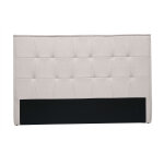 Miliboo t�te de lit en tissu effet velours textur� beige l170 cm suka
