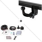 Attelage audi a4 b9 break y compris s - line (12 / 15 - ) col de cygne + faisceau universel 7 broches ...