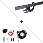 Attelage bmw x6 type e71 (05 / 2008 - 07 / 2014) col de cygne + faisceau sp�cifique 7 broches trail - ...