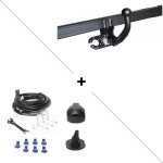Attelage camping - car burstner gmbh base fiat ducato col de cygne + faisceau sp�cifique 13 broches + ...