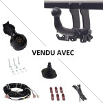 Attelage chrysler grand voyager stow'n'go uniquement (01 / 08 - ) rdsoh + faisceau universel 7 broches ...