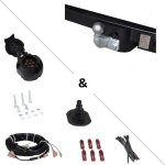 Attelage citro�n jumper fourgon (02 / 95 - 05 / 06) standard + faisceau universel 7 broches utilitaire ...