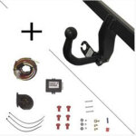 Attelage fiat punto (06 / 03 - 12 / 10) col de cygne + faisceau universel 7 broches + boitier lectronique ...