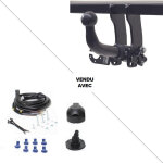 Attelage fiat strada (06 / 99 - 12 / 06) rdsoh + faisceau universel 7 broches