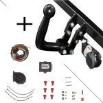 Attelage ford ranger pare - chocs sans marchepied (03 / 12 - ) col de cygne + faisceau universel 7 broches ...