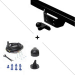 Attelage ford transit connect / tourneo connect (07 / 02 - 03 / 09) standard + faisceau universel 7 broches ...