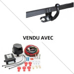 Attelage hyundai ix35 (03 / 10 - 09 / 15) col de cygne + faisceau universel 7 broches + boitier �lectronique ...