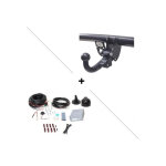 Attelage jeep avenger y compris hayon mains libres (12 / 22 - ) rdsoh + faisceau universel 7 broches ...