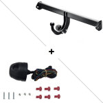 Attelage jeep grand cherokee (04 / 99 - 04 / 05) col de cygne + faisceau universel 7 broches