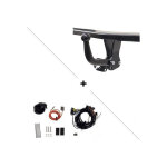 Attelage jeep grand cherokee y compris plug - in hybrid (05 / 21 - ) col de cygne + faisceau spcifique ...