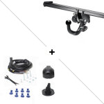 Attelage jeep wrangler jk y compris adblue (04 / 07 - 08 / 18) rdsod + faisceau universel 7 broches