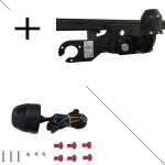 Attelage jeep wrangler tj avec pare - chocs ferm (08 / 96 - 04 / 2007) standard + faisceau universel ...