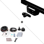 Attelage land rover defender 90 / 110 (09 / 98 - 02 / 16) standard + faisceau universel 7 broches + boitier ...