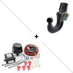 Attelage land rover discovery (08 / 09 - 12 / 15) rdsov + faisceau universel 7 broches + boitier lectronique ...