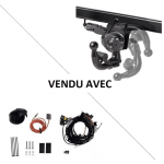 Attelage mercedes classe c y compis hayon mains libres (03 / 21 - ) escamotable + faisceau sp�cifique ...