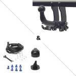 Attelage mercedes classe e berline w210 (05 / 94 - 01 / 02) rdsoh + faisceau universel 7 broches
