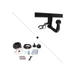 Attelage mercedes glc coup (06 / 22 - ) col de cygne + faisceau universel 7 broches + boitier lectronique ...
