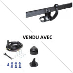 Attelage mercedes vito w638 (01 / 96 - 09 / 03) col de cygne + faisceau universel 7 broches