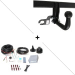 Attelage nissan juke (09 / 19 - ) col de cygne + faisceau universel 7 broches + boitier �lectronique