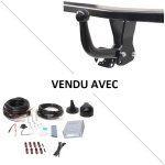 Attelage nissan qashqai iii (05 / 21 - ) col de cygne + faisceau universel 7 broches + boitier �lectronique ...