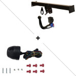 Attelage nissan x - trail (t31 06 / 07 - 06 / 14) rdsov + faisceau universel 7 broches