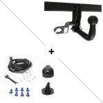 Attelage opel corsa combo et combo (van et tour) (03 / 02 - 02 / 12) col de cygne + faisceau universel ...