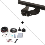 Attelage opel movano plateau roues jumeles (07 / 10 - 11 / 21) standard + faisceau universel 7 broches ...