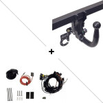 Attelage peugeot rifter court (4403 mm) (07 / 2018 - ) rdsov + faisceau sp�cifique 7 broches trail - ...