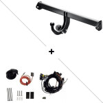 Attelage renault clio 4 break (04 / 2013 - 12 / 2019) col de cygne + faisceau sp�cifique 7 broches trail ...