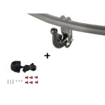 Attelage renault modus (09 / 04 - 01 / 08) col de cygne + faisceau universel 7 broches