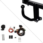Attelage renault rafale y compris alpine (06 / 2024 - ) col de cygne + faisceau sp�cifique 13 broches ...