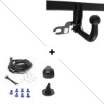 Attelage renault scenic 1 rx4 (2000 - 2003) col de cygne + faisceau universel 7 broches Attelage renault scenic 1 rx4 (2000 - 2003) col de cygne + faisceau universel 7 broches