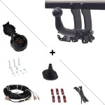Attelage renault trafic ii (07 / 01 - 08 / 14) rdsoh + faisceau universel 7 broches utilitaire Attelage renault trafic ii (07 / 01 - 08 / 14) rdsoh + faisceau universel 7 broches utilitaire