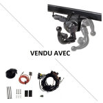 Attelage skoda octavia berline y compris hybride + faisceau spcifique 13 broches (01 / 20 - ) escamotable ...