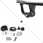 Attelage ssang yong tivoli 2x4 (07 / 15 - 05 / 19) col de cygne + faisceau universel 7 broches + boitier ...