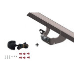 Attelage toyota hilux pick - up avec pare - chocs en tube carr (89 - 97) standard + faisceau universel ...
