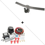 Attelage volkswagen caddy / caddy maxi (4x4 10 / 08 - 08 / 15) col de cygne + faisceau universel 7 broches ...