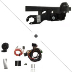 Attelage volkswagen crafter fourgon (08 / 2023 - 06 / 2024) standard + faisceau sp�cifique 13 broches ...