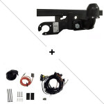 Attelage volkswagen crafter plateau l3 - l5 traction - propulsion roues jum�l�es 4, 6t et 5t uniquement ...