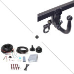 Attelage volkswagen transporter t6 (07 / 15 - 10 / 19) rdsov + faisceau universel 7 broches + boitier ...